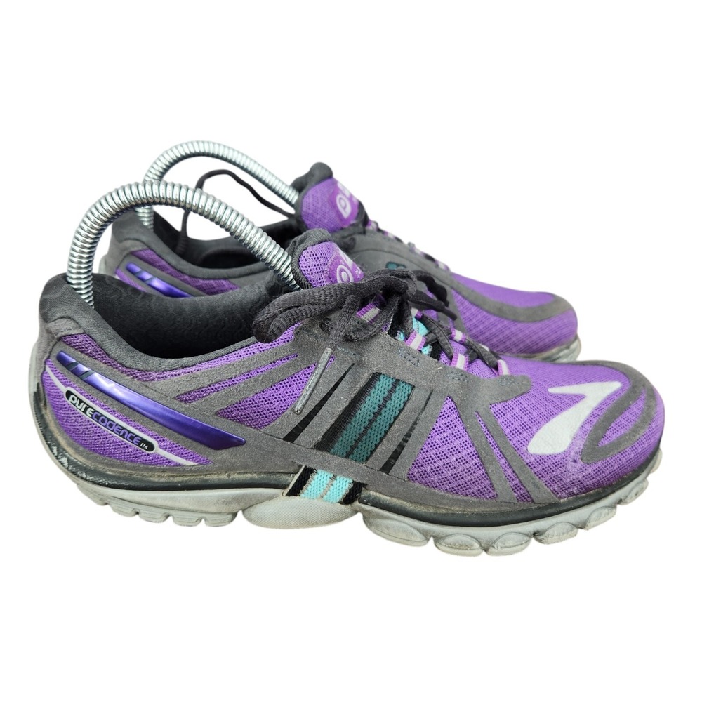 Brooks Pure Cadence 2 Running Shoes Womens 7.5 B Purple‎ Sneakers 1201341B554